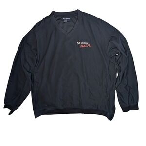 5.11 Tactical Series Mens‎ V Neck Long Sleeve Field Pro Pullover Jacket XL Black